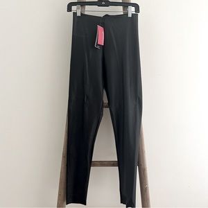 Commando Black Faux Leather Skinny Pants Size L